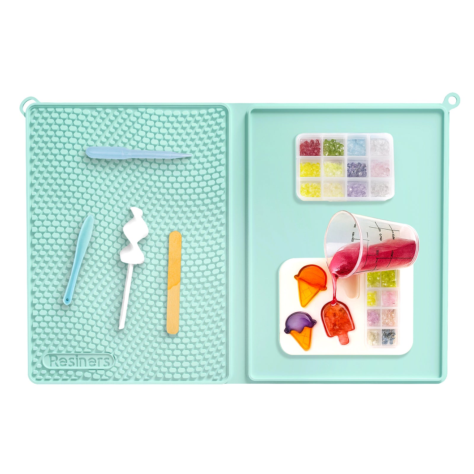 Resiners Dual-Zone Silicone Mat-Smarter Resin Crafting